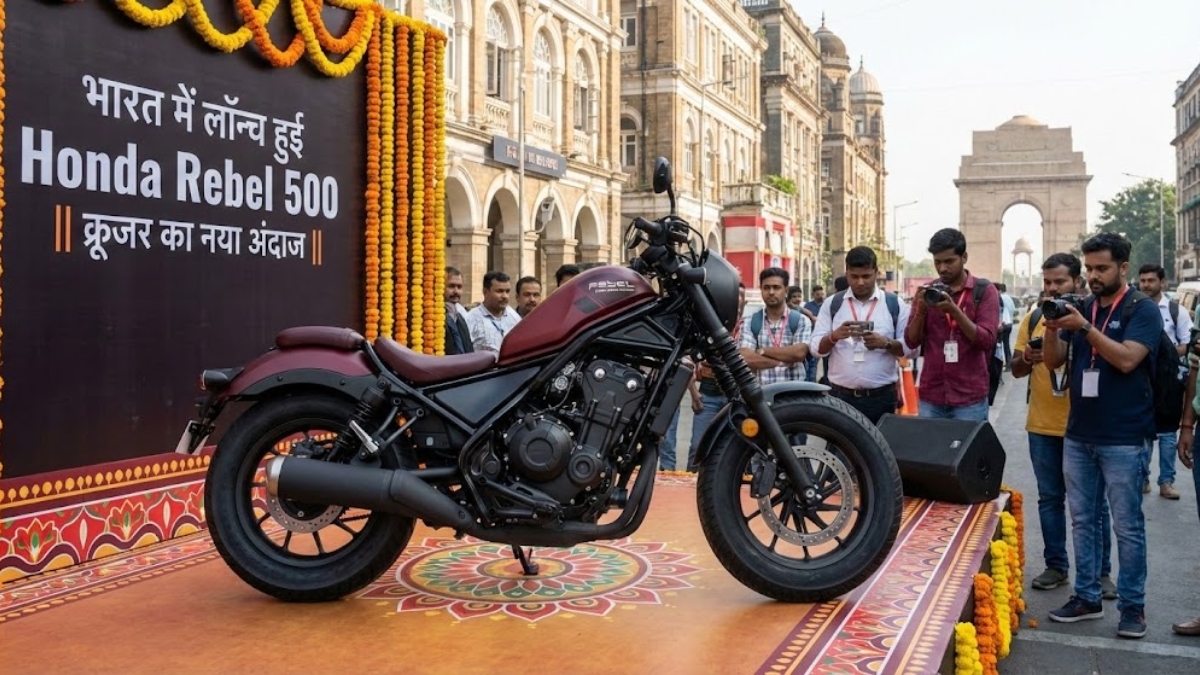 भारत में लॉन्च हुई Honda Rebel 500 क्रूजर बाइक का नया अंदाज