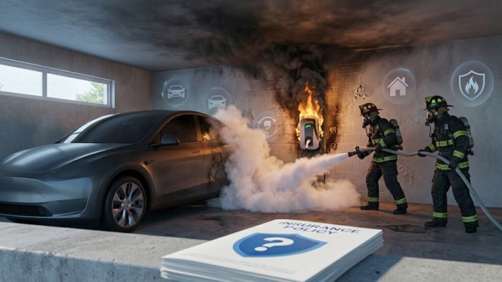 Does Auto Insurance Cover Home Charging Station Fires