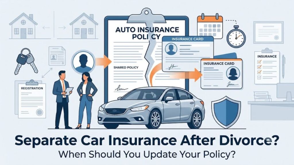 How Long After Divorce Do You Have to Separate Car Insurance