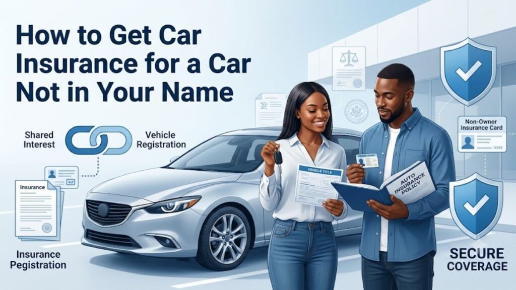 How to Get Car Insurance for A Car Not in Your Name
