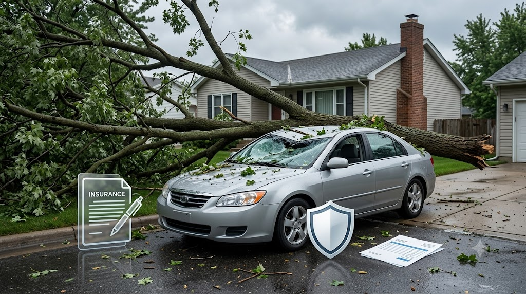 Who Pays If A Neighbor's Tree Falls On My Car